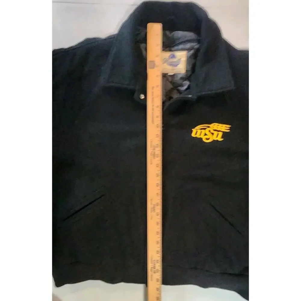 Maverick Awards Wichita State University Black Letterman Jacket Size 3XL